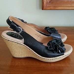 Born concept sling back wedges